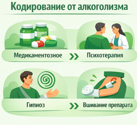 кодирование от алкоголизма в Выборге Санати